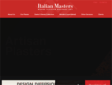 Tablet Screenshot of italianmasters.com
